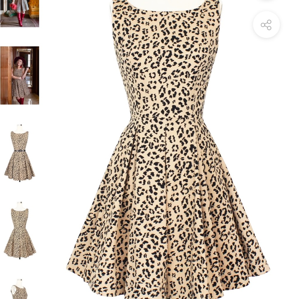 Trashy Diva Audrey Mini Dress in Caramel Cat-NWT!